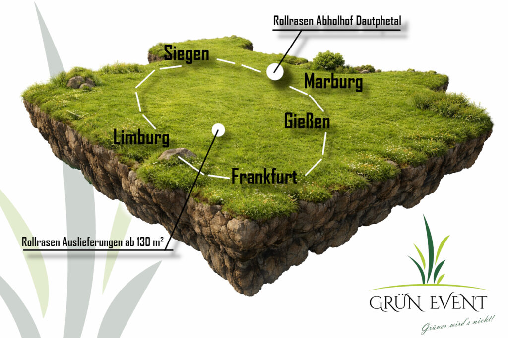 Grün Event Rollrasen ab Abholhof oder geliefert